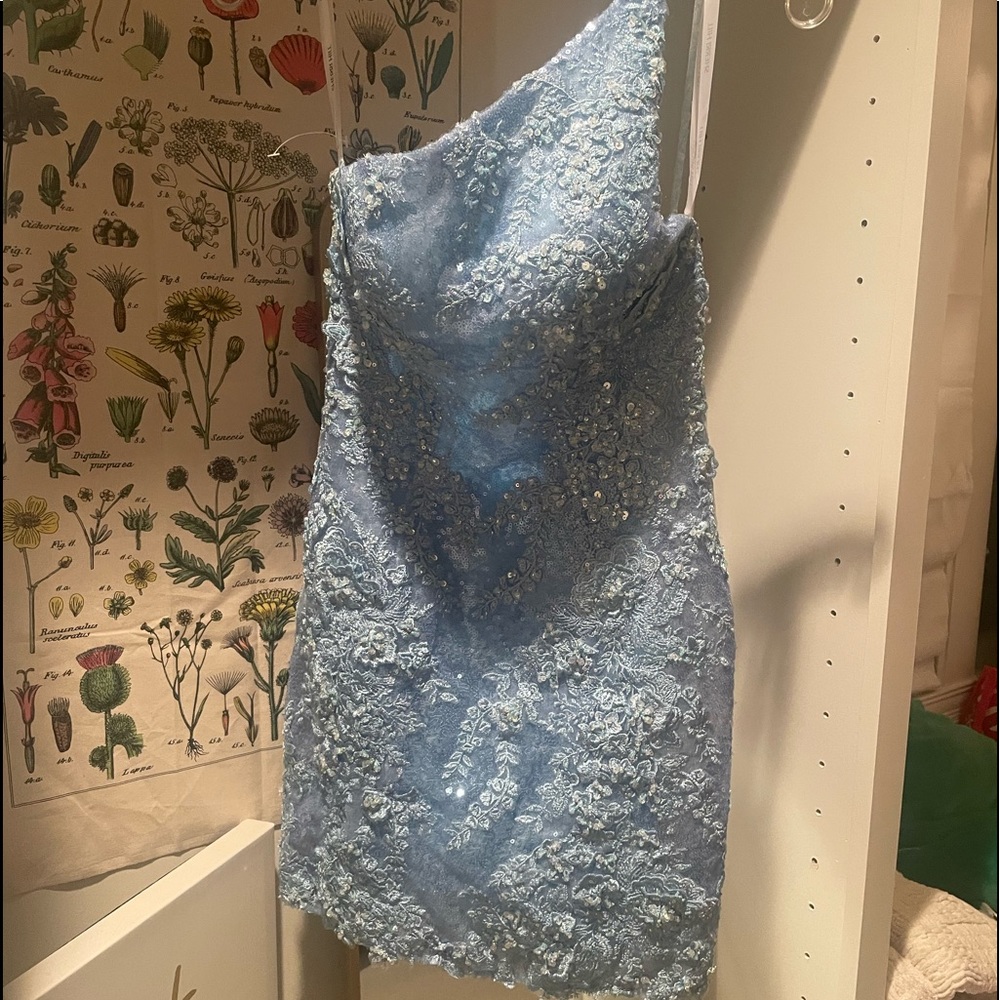 Sherri Hill Blue Dress